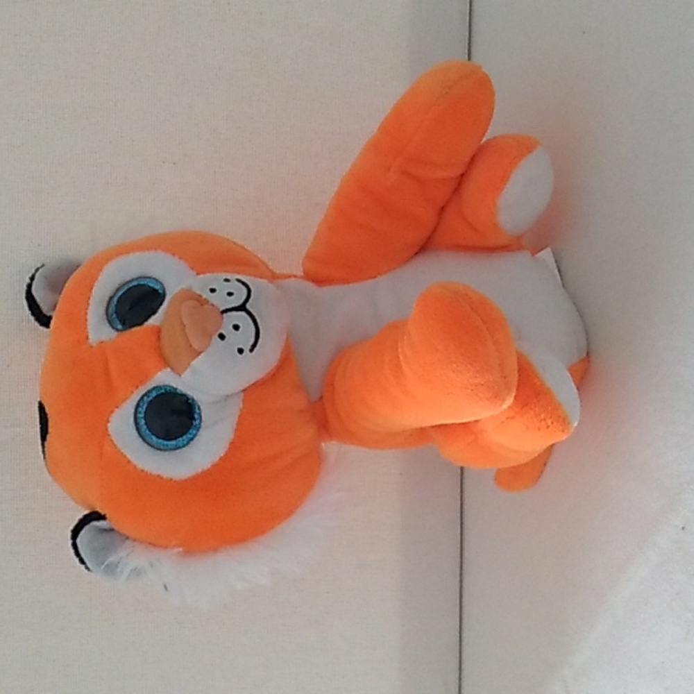 Peek A Boo Terry The Tiger Orange Plush Stuffed Animal 9"